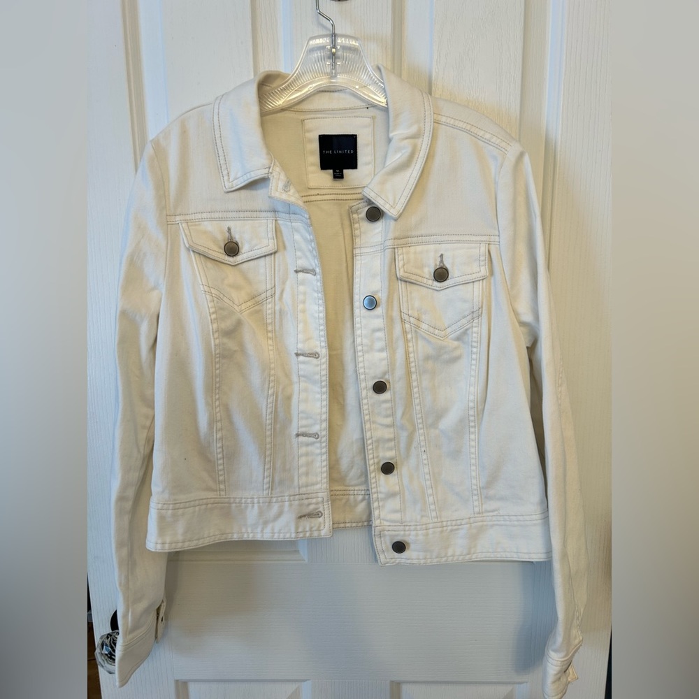 The Limited size M white Jean jacket